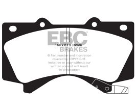 EBC Brakes Bluestuff Street and Track Day Brake Pads for Lexus LX J200