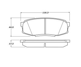 StopTech StopTech 07-17 Toyota Tundra Street Performance Rear Brake Pads for Lexus LX J200