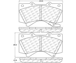 StopTech StopTech 2008 Lexus LX570 Front Truck & SUV Brake Pad for Lexus LX J200