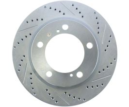 StopTech StopTech Select Sport 14-15 Toyota Land Cruiser Drilled / Slotted Front Driver-Side Brake Rotor for Lexus LX J200