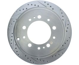 StopTech StopTech Select Sport 13-17 Toyota Land Cruiser Sport Drilled / Slotted Rear Driver-Side Brake Rotor for Lexus LX J200