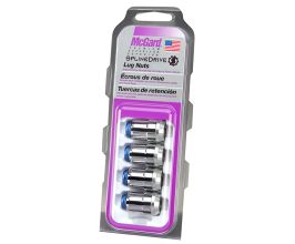 McGard SplineDrive Lug Nut (Cone Seat) M12X1.5 / 1.24in. Length (4-Pack) - Blue Cap (Req. Tool) for Lexus NX AZ10