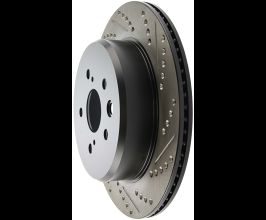 StopTech StopTech Slotted & Drilled Sport Brake Rotor Left Rear 13-14 Lexus GS300/350/400/430 for Lexus RC 1