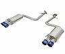 aFe Power Takeda 16-17 Lexus RC 200T 2.0L (t) 2in. SS Axle-Back Exhaust System w/Polished Blue Tips for Lexus RC200t / RC300 / RC350