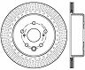 StopTech StopTech 13-14 Lexus GS300/350/400/430 Slotted Sport Rear Right Brake Rotor for Lexus RC350 / RC200t / RC300