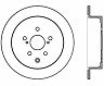 StopTech StopTech 14-16 Toyota Highlander Sport Drilled Rear Driver Side Brake Rotor for Lexus RX350 / RX450h Base/F Sport