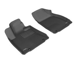 3D Mats 2013-2015 Lexus RX Kagu 1st Row Floormat - Black for Lexus RX AL10