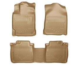 Husky Liners 10-13 Lexus RX350/RX450h WeatherBeater Tan Front & 2nd Seat Floor Liners for Lexus RX AL10