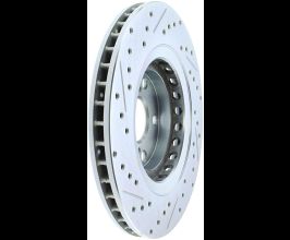 StopTech StopTech Select Sport 08-19 Toyota Highlander Sport Drilled / Slotted Front Left Brake Rotor for Lexus RX AL10