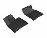 3D Mats 2016-2020 Lexus RX/RX Hybrid Kagu 1st Row Floormat - Black