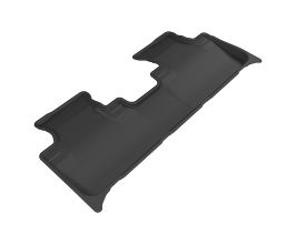 3D Mats 2016-2020 Lexus RX/RX Hybrid Kagu 2nd Row Floormats - Black for Lexus RX AL20