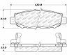 StopTech StopTech 92-00 Lexus GS300 Street Select Rear Brake Pads