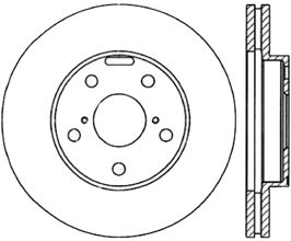 StopTech StopTech 92-98 Lexus SC 300 Sport Left Front Slotted Cryo Rotor for Lexus SC 1