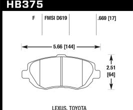 HAWK 93-05 Lexus GS300 / 98-00 GS400 / 01-05 GS430 / 02-05 IS300 / 02-06 SC430 / 93-98 Toyota Supra for Lexus SC 2