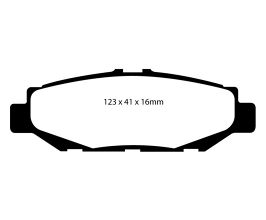 EBC 93-97 Lexus GS300 3.0 Redstuff Rear Brake Pads for Lexus SC Z30