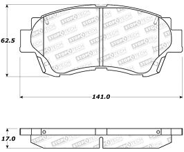 StopTech StopTech Sport Brake Pads w/Shims and Hardware - Front for Lexus SC Z30