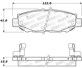 StopTech StopTech Street Brake Pads - Rear for Lexus SC Z30