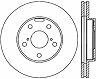 StopTech StopTech 92-98 Lexus SC 300 Sport Right Front Slotted Cryo Rotor for Lexus SC300