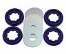 SuperPro 1993 Toyota Supra Twin Turbo Rear Subframe Insert Bushings Rearward Positions