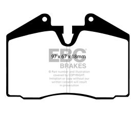 EBC 89-95 Ferrari 348 3.4 Orangestuff Front Brake Pads for Maserati GranTurismo M145