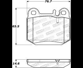 StopTech StopTech Street Brake Pads for Maserati Quattroporte M139