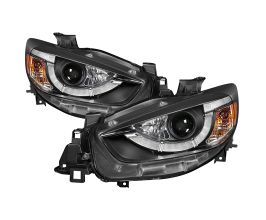 Spyder Mazda CX-5 13-15 Projector Headlights - DRL LED - Black PRO-YD-MCX513-DRL-BK for Mazda CX-5 KE