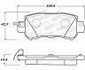 StopTech StopTech Street Brake Pads - Front for Mazda CX-5 Touring/Sport/Grand Touring