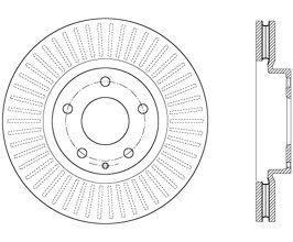 StopTech StopTech Performance Front Left Brake Rotor for Mazda CX-5 KE