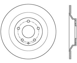 StopTech StopTech Slotted Sport Brake Rotor for Mazda CX-5 KE