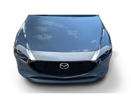 AVS 2018+ Maxda CX-5 Aeroskin Low Profile Hood Shield - Chrome for Mazda CX-5 KF