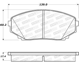 StopTech StopTech Street Brake Pads for Mazda CX-5 KF
