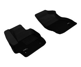 3D Mats 2010-2013 Mazda Mazda3 Kagu 1st Row Floormat - Black for Mazda Mazda3 BL