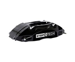 StopTech StopTech 07-10 Mazdaspeed3 Front BBK w/ Black ST-40 Calipers Slotted 332x32mm Rotors Pads and SS for Mazda Mazda3 BL