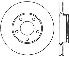 StopTech Performance Brake Rotor CRYO for Mazda Mazda3 BL