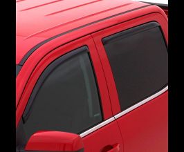 AVS 14-18 Mazda 3 Hatch Ventvisor In-Channel Front & Rear Window Deflectors 4pc - Smoke for Mazda Mazda3 BM
