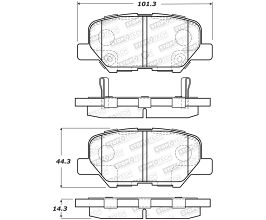 StopTech StopTech Street Brake Pads - Front for Mazda Mazda3 BM