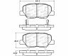 StopTech StopTech Street Brake Pads - Front for Mazda 3