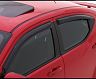 AVS 19-22 Mazda 3 Hatchback Ventvisor Outside Mount Window Deflectors 4pc - Smoke for Mazda 3 Base/Premium/2.5 Turbo/Select/Preferred