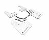 Rally Armor 19-22 Mazda3 GT Sport Hatch White UR Mud Flap w/ Black Logo for Mazda 3 Base/Premium/Preferred