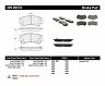 StopTech StopTech Performance Brake Pads for Mazda 6
