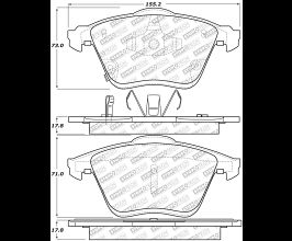 StopTech StopTech Street Select Brake Pads w/Hardware - Front for Mazda Mazda6 GG