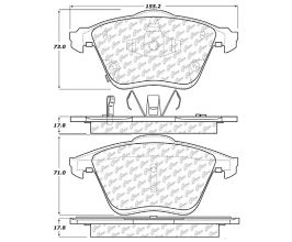 StopTech StopTech Street Touring 06-07 Mazda 6 Front Brake Pads for Mazda Mazda6 GG