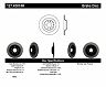 StopTech StopTech 06-07 Mazda Tribute 6 Slotted & Drilled Right Rear Rotor