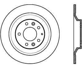 StopTech StopTech Power Slot 06-07 Mazdaspeed 6 Slotted Right Rear Rotor CRYO for Mazda Mazda6 GG