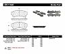 StopTech StopTech Performance 06-10 Ford Fusion / 07-10 Lincoln MKZ / 06-09 Mazda 6 Front Brake Pads for Mazda 6 S/i