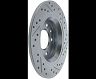 StopTech StopTech Select Sport 06-15 Mazda Miata MX-5 Slotted & Drilled Vented Right Rear Brake Rotor for Mazda 6 S/i