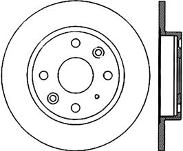 StopTech StopTech Power Slot 89-93 Mazda Miata SportStop Cryo Slotted Rear Left Rotor for Mazda Miata NA