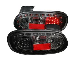 Anzo 1998-2005 Mazda Miata LED Taillights Black for Mazda Miata NB