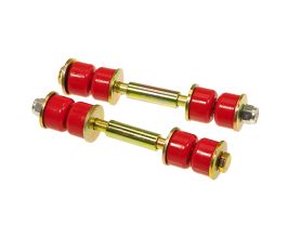 Prothane Universal End Link Set - 3 1/2in Mounting Length - Red for Mazda RX-7 FC