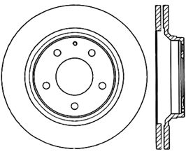 StopTech StopTech Power Slot 93-09 Mazda RX-7 Slotted Right Rear Cryo Rotor for Mazda RX-7 FD3S